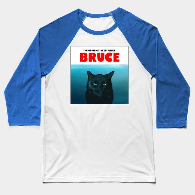 PKE - BRUCE Baseball T-Shirt by PepperKittyRules